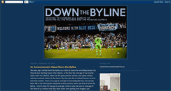 Desktop Screenshot of downthebyline.com